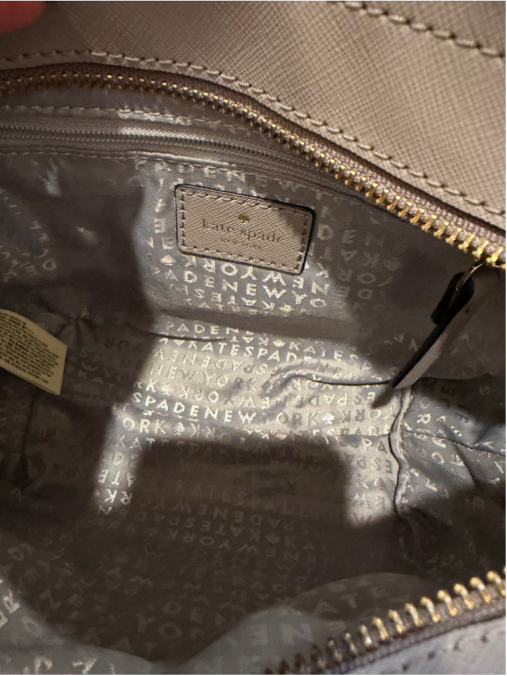 Kate Spade Star Bright Owl Mini Hadlee Satchel Gray Leather EUC + COA - Picture 9 of 12